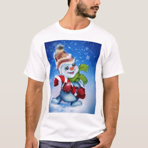 A festive snowman         T-Shirt