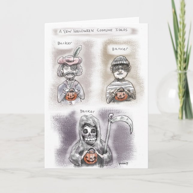 A few Halloween Costume Ideas Card (Front)