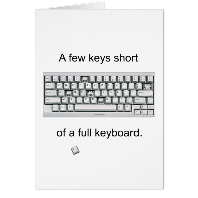 A Few Keys Short (Front)