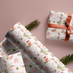 A Few of My Favourite Christmas Things Monogram Wrapping Paper<br><div class="desc">Is Christmas your favourite season and time of the year? Then you'll love our fun Christmas-inspired "A Few of Our Favourite Holiday Things" Christmas wrapping paper. The design features our hand-drawn fun winter & Christmas items: sweater, hat, hot beverages, gingerbread house, mittens, ornaments, winter foliage decorations, ice skates, holiday letters,...</div>