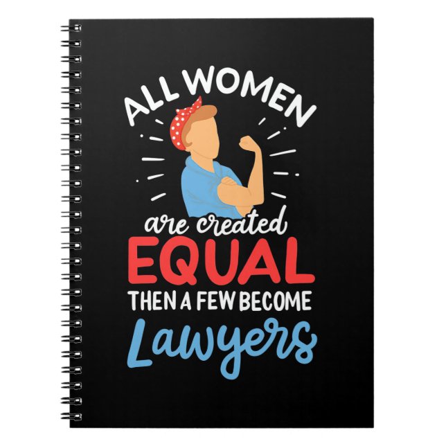 A Few Women Become Lawyers Notebook (Front)