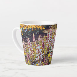 A field full of flowers - Latte Mug