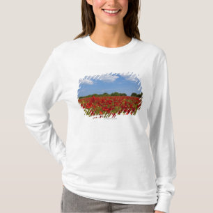 A Field Full Of Red Flowers T-Shirt