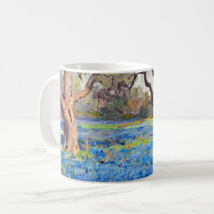 A Field of Bluebonnets at Alamo Heights, Coffee Mug