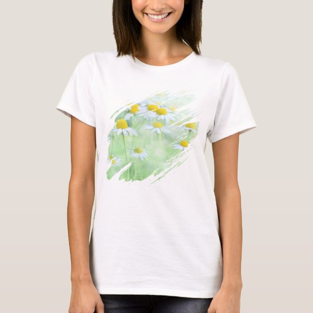 A Field of Daisies on a T-Shirt (Front)