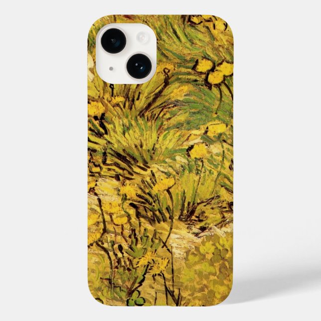 A Field of Yellow Flowers by Vincent van Gogh Case-Mate iPhone Case (Back)