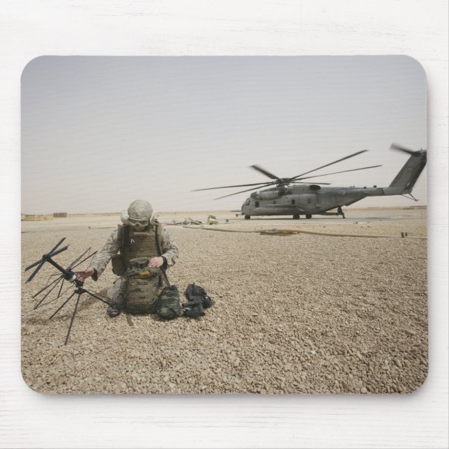 A field radio operator mouse pad (Front)