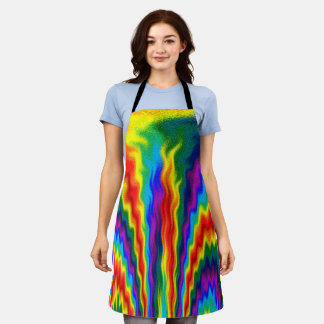 A Fire In A Rainbow Apron
