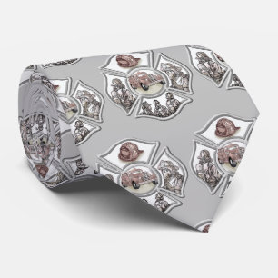 A Firefighter Maltese Cross   Tie