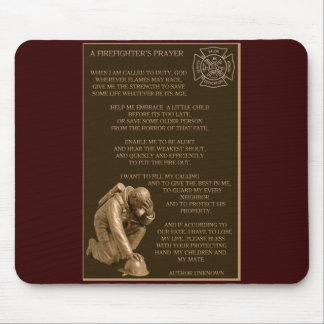 A Firefighter's Prayer Mouse Pad