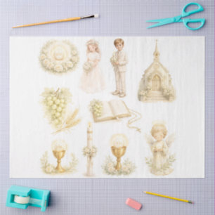 A First Holy Communion Design #7 Tissue Paper