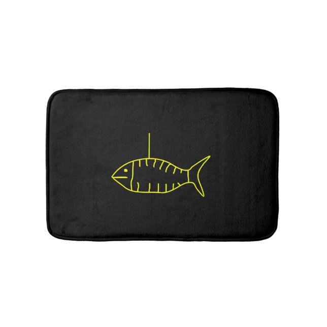 A fish. bath mat (Front)