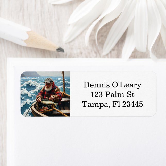 A Fisherman on a Boat in the Ocean (Insitu)