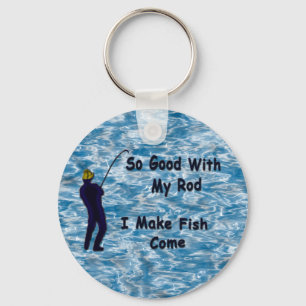 A Fisherman's Bragging Key Ring