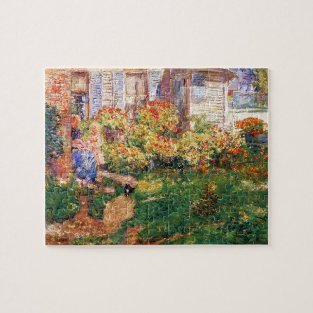A Fisherman's Cottage by Childe Hassam Jigsaw Puzzle (Horizontal)