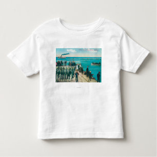 A Fishing Scene with a Huge Catch Toddler T-Shirt
