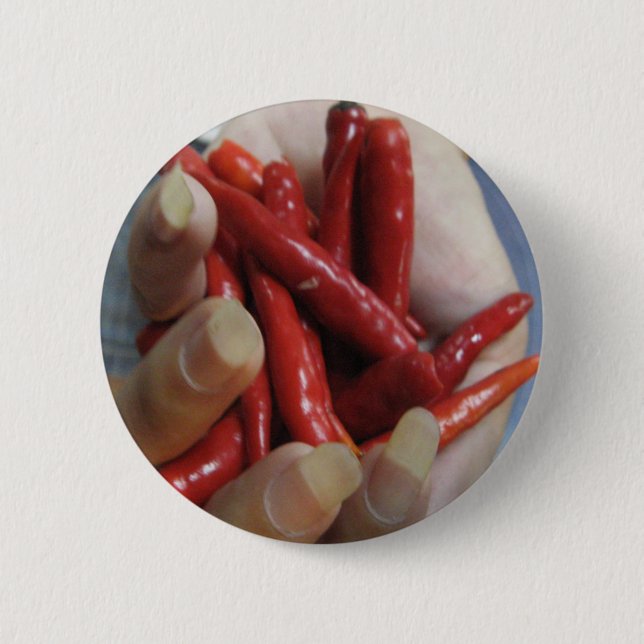 A Fistful of Chilli 6 Cm Round Badge (Front)