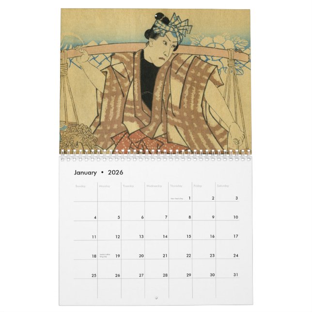 A Floating World Calendar (Jan 2026)