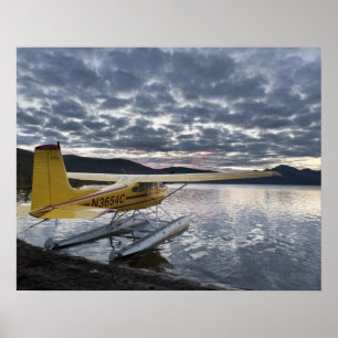 A floatplane in scenic Takahula Lake 2 Poster
