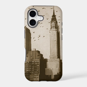 A flock of birds flying