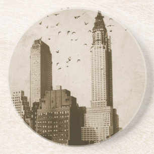 A flock of birds flying coaster