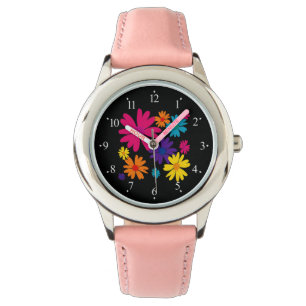 A floral bed of daisy flowers watch