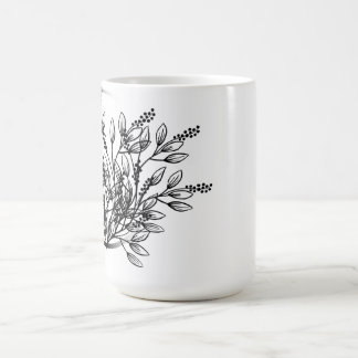A floral design that makes a cup classy