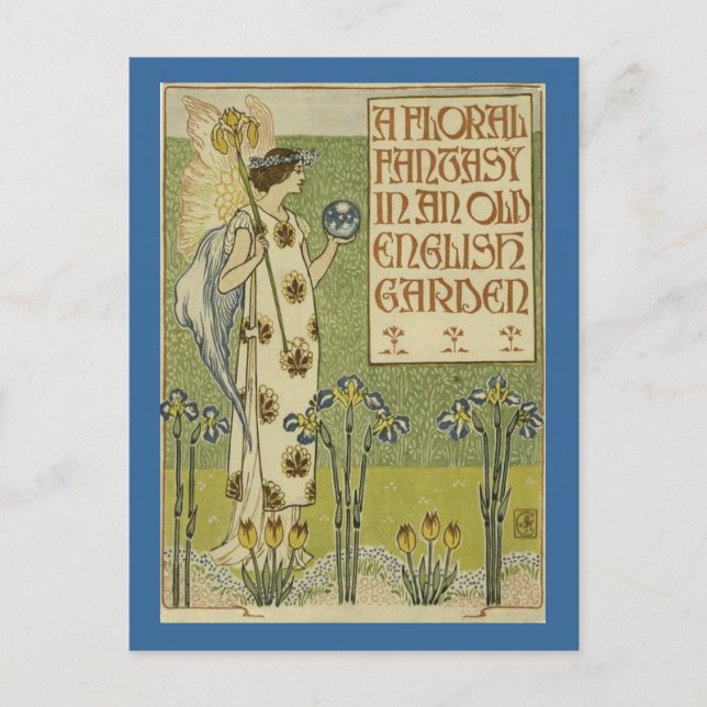 A Floral Fantasy Postcard (Front)