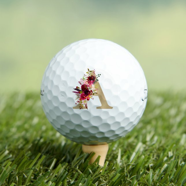 A Floral Golf Balls (Insitu Tee)
