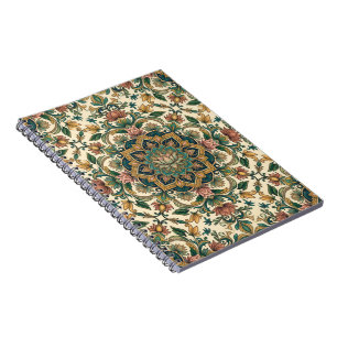 A Floral Mandala Pattern Notebook