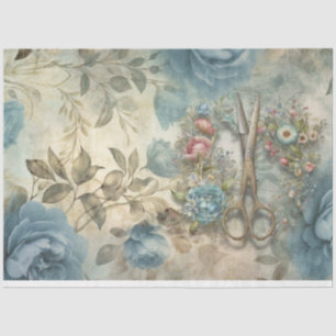 A Floral Sewing Room  Series Design #11 Tissue Paper