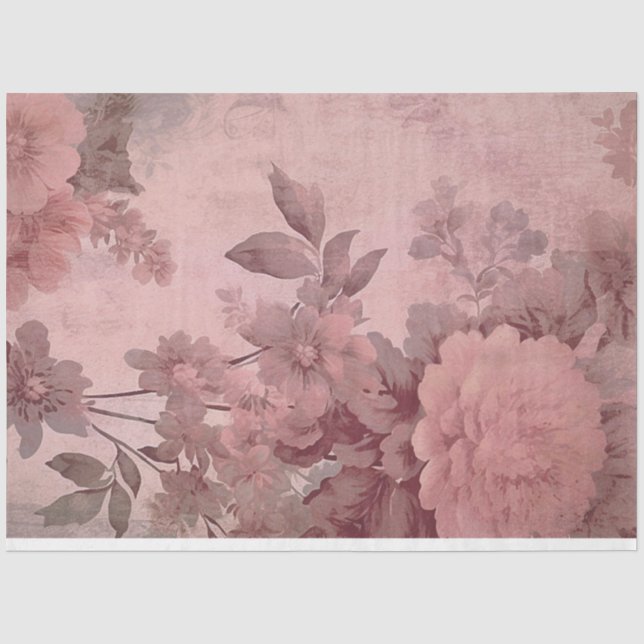 A Floral Sewing Room  Series Design #32 Tissue Paper (Front)