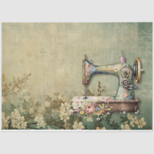 A Floral Sewing Room  Series Design #36 Tissue Paper