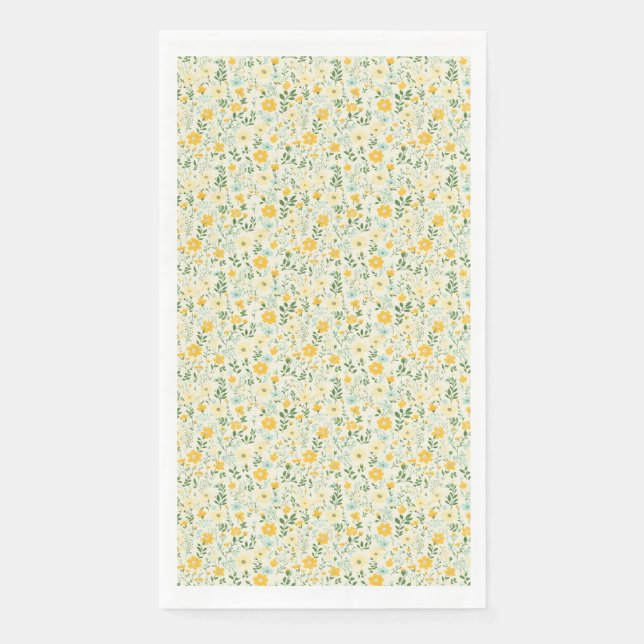 A Florist Is A Translator Of Emotions Into Blossom Napkin (Front)