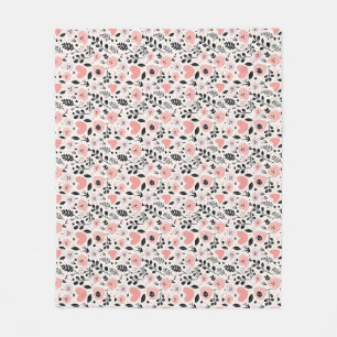 A Flower Blossoms For Its Own Joy Fleece Blanket