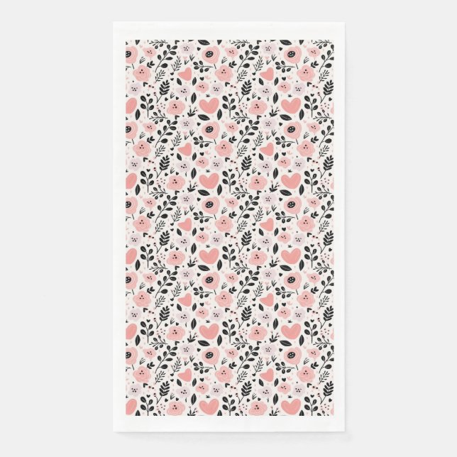 A Flower Blossoms For Its Own Joy Napkin (Front)