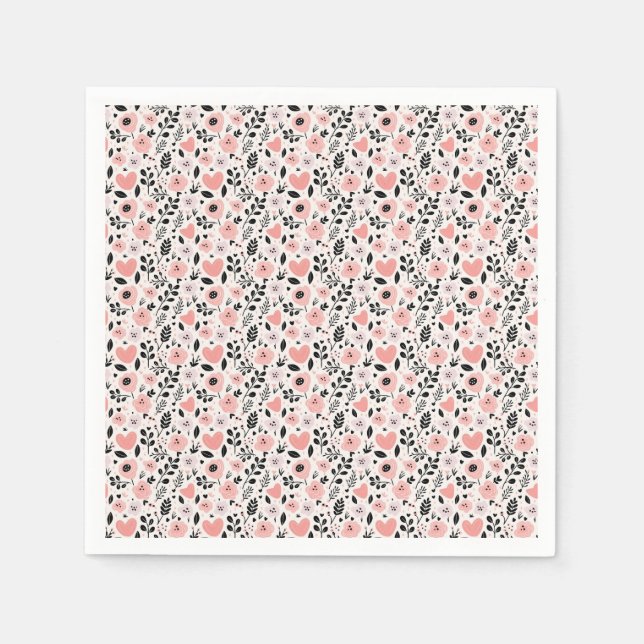 A Flower Blossoms For Its Own Joy Napkin (Front)