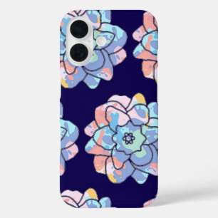 A flower made of paint stains iPhone 16 case