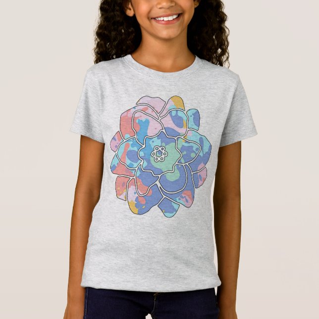 A flower made of paint stains T-Shirt (Front)