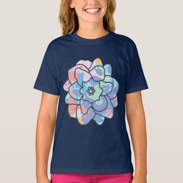 A flower made of paint stains T-Shirt (Front)