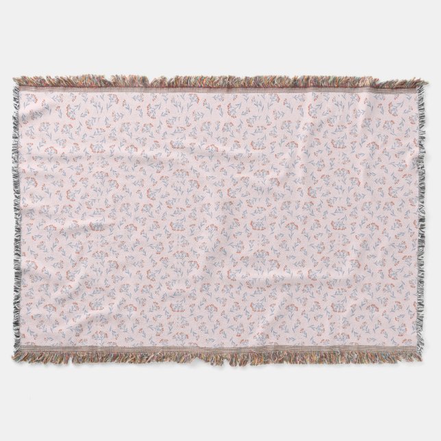 A Flower’s Thorns Defend Its Sweetness Throw Blanket (Front)