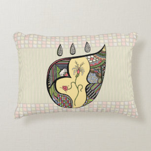 A Flower Within Accent Pillow