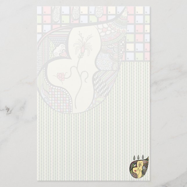 A Flower Within Stationery (Front)