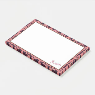 A Flowered oversized post it note for Susan