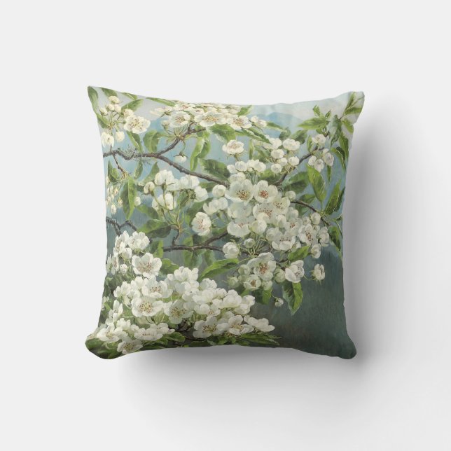 A Flowering Pear Tree Cushion (Front)