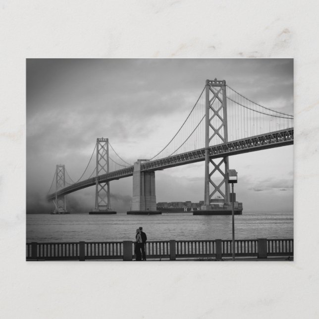 A Foggy Day on the Bay Postcard (Front)