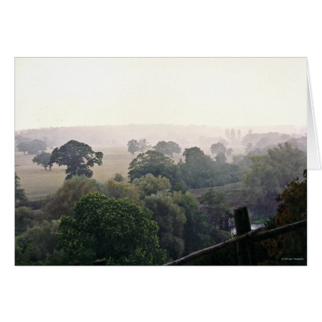 A Foggy English Field (Front Horizontal)