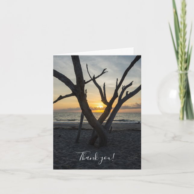 A Folly Sunrise Thank You Card (Front)