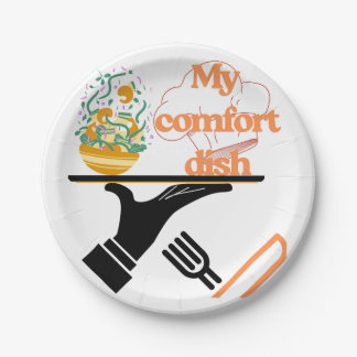 A Foodie's Delight Paper Plate