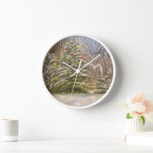 A Forest Christmas, by Gary Poling Clock